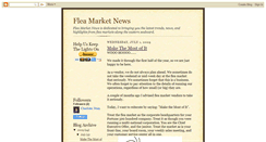 Desktop Screenshot of fleamarketnews.blogspot.com