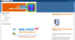 Desktop Screenshot of jobhint.blogspot.com