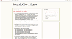 Desktop Screenshot of clio3home.blogspot.com