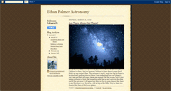 Desktop Screenshot of ethanpalmerastronomy.blogspot.com