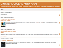 Tablet Screenshot of ministeriojuvenilantorchas.blogspot.com