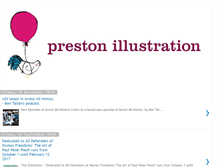 Tablet Screenshot of prestonillustration.blogspot.com