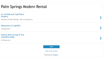 Tablet Screenshot of palmspringsmodern.blogspot.com