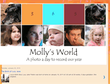 Tablet Screenshot of molly365photos.blogspot.com