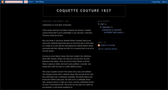 Desktop Screenshot of coquettecouture1827.blogspot.com