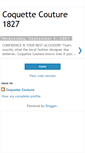 Mobile Screenshot of coquettecouture1827.blogspot.com