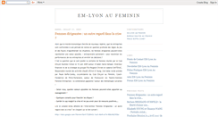 Desktop Screenshot of emlyonaufeminin.blogspot.com