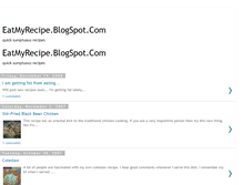 Tablet Screenshot of eatmyrecipe.blogspot.com