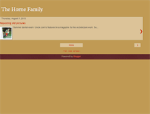 Tablet Screenshot of hornefamilydothan.blogspot.com