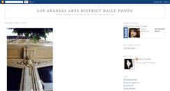 Desktop Screenshot of losangelesartsdistrictdailyphoto.blogspot.com