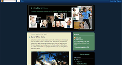 Desktop Screenshot of idedicate.blogspot.com