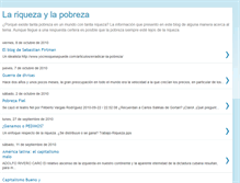 Tablet Screenshot of la-riqueza-y-la-pobreza.blogspot.com