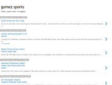 Tablet Screenshot of gomezreportsports.blogspot.com