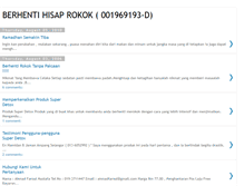 Tablet Screenshot of berhentirokok.blogspot.com