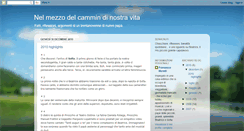 Desktop Screenshot of nelmezzodelcammindinostravita.blogspot.com