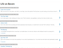 Tablet Screenshot of lifeonbowen.blogspot.com