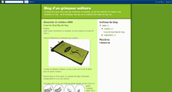 Desktop Screenshot of grimpeur-solitaire.blogspot.com