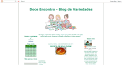 Desktop Screenshot of doceencontro.blogspot.com