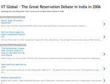 Tablet Screenshot of iit-global-reservation-debate.blogspot.com