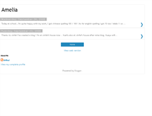 Tablet Screenshot of amelia-iloveu.blogspot.com