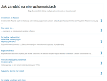 Tablet Screenshot of inwestycje-w-nieruchomosci.blogspot.com