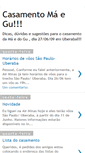 Mobile Screenshot of casamentomaegu.blogspot.com