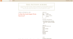 Desktop Screenshot of fictionscribe.blogspot.com