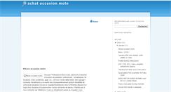 Desktop Screenshot of achatoccasionmoto.blogspot.com