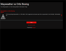 Tablet Screenshot of mayweathervsotizonline.blogspot.com