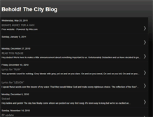 Tablet Screenshot of beholdthecity.blogspot.com