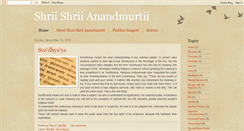 Desktop Screenshot of anandmurti.blogspot.com