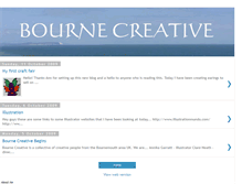Tablet Screenshot of bournecreative.blogspot.com