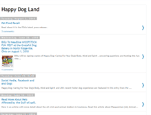 Tablet Screenshot of happydogland.blogspot.com