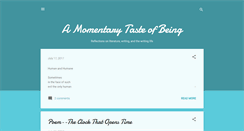 Desktop Screenshot of momentarytaste.blogspot.com