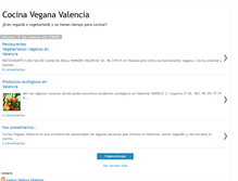 Tablet Screenshot of cocinaveganavalencia.blogspot.com