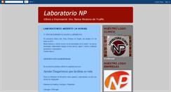 Desktop Screenshot of laboratorionp.blogspot.com