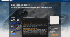 Desktop Screenshot of lifeofbaron.blogspot.com