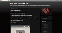 Desktop Screenshot of pen15blog.blogspot.com