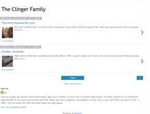 Tablet Screenshot of clingerfam.blogspot.com