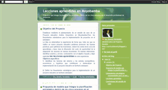 Desktop Screenshot of leccionesaprendidasenmoyobamba.blogspot.com