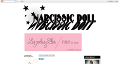 Desktop Screenshot of narcissicdoll.blogspot.com