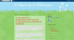 Desktop Screenshot of diariotelebasura.blogspot.com