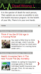 Mobile Screenshot of dead-wrong1.blogspot.com
