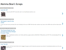 Tablet Screenshot of mommabearsscraps.blogspot.com