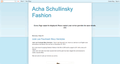 Desktop Screenshot of achaschullinsky.blogspot.com