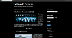 Desktop Screenshot of hellmouthreviews.blogspot.com