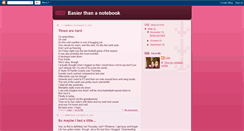 Desktop Screenshot of easierthananotebook.blogspot.com