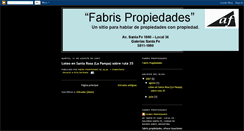 Desktop Screenshot of fabrispropiedades.blogspot.com