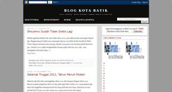 Desktop Screenshot of kota-batik.blogspot.com