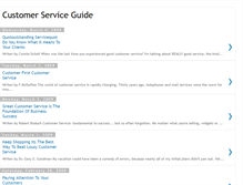 Tablet Screenshot of customerserviceguide.blogspot.com